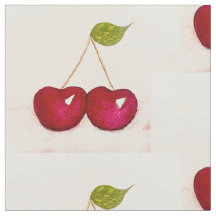 Tissu cerise pour vous encourager !