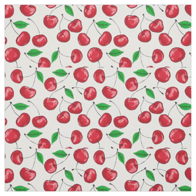 Tissu Cerises (Échantillon)