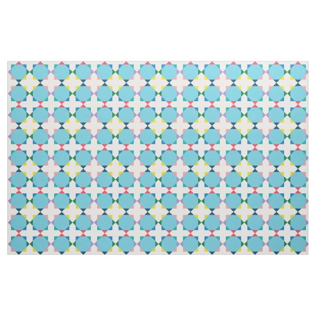 Tissu C'est mes tuiles de Marocain de maison (Fat Quarter)