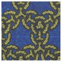 Chaîne celtique de dragon dans bleu-foncé