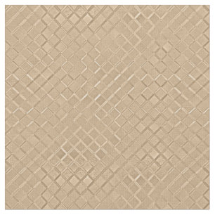 Tissu Champagne Motifs de diamant métallique