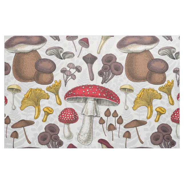 Tissu Champignons sauvages (Fat Quarter)