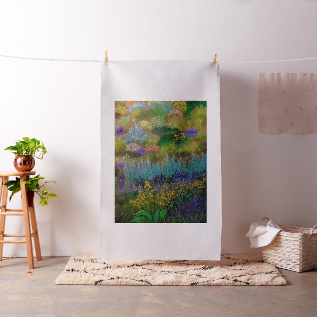 Tissu Champs d'image Lupine (In Situ)