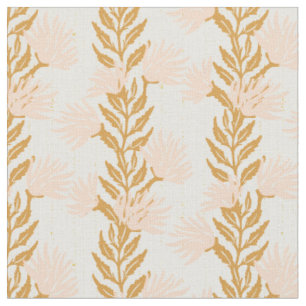 Tissu charme vintage starwort - rose terreux beige
