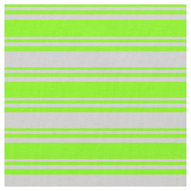 Tissu Chartreuse & Motif gris clair (Fermer)