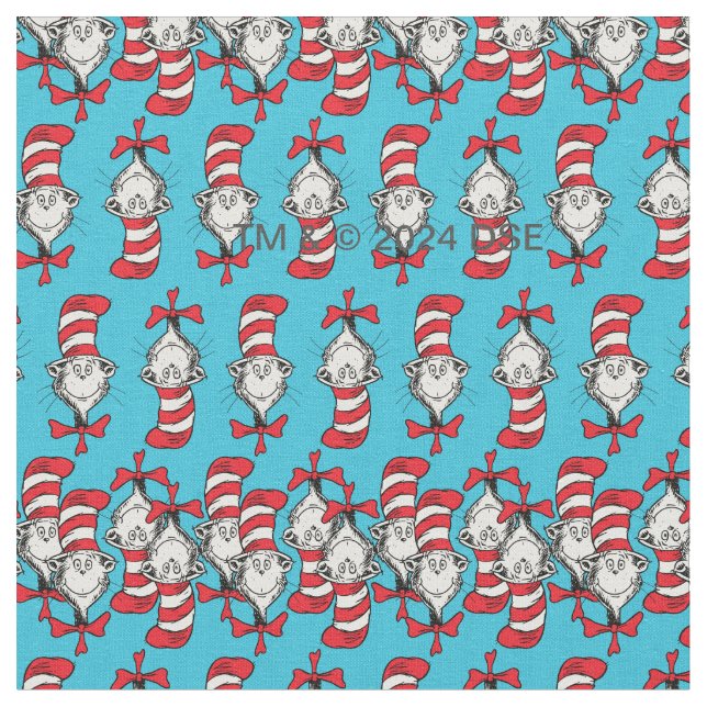 Tissu Chat Dans Le Motif Casquette (Fermer)