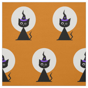 Tissu +[ Chat d'Halloween ]+