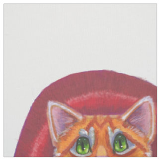 Tissu Chat Vampire d'Halloween avec chauve-souris