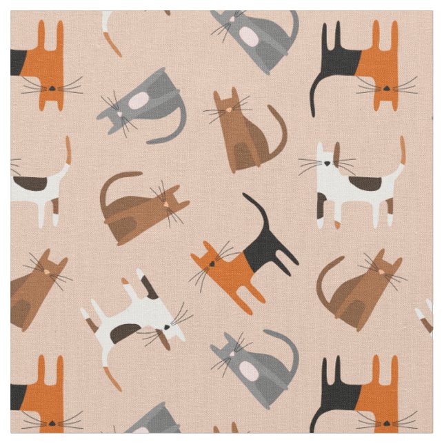 Tissu Chats (Fermer)