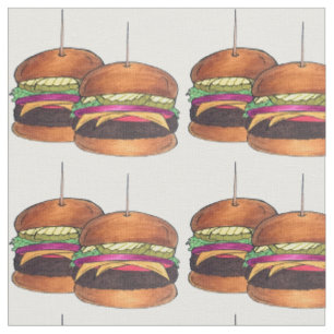 Tissu Cheeseburger Hamburger Sliders Bar Food App