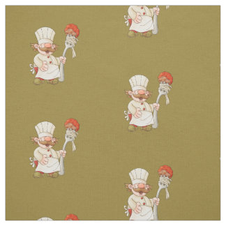 Tissu Chef Italien Spaghetti & Meatballs