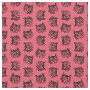 Tissu Cheshire Cat d'Alice au pays des merveilles COULEU
