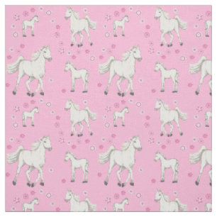 Tissu Cheval blanc