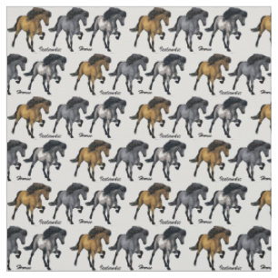 Tissu Cheval d'islandais de mode de nouvelle