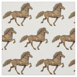 Tissu cheval islandais des années 1930