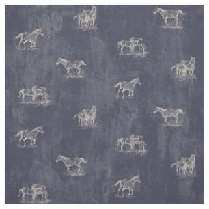 Tissu Cheval rustique