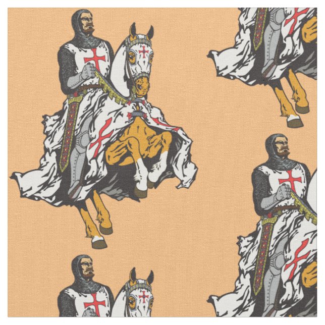 Tissu Chevalier templier (Fermer)
