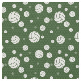Tissu Chevron Patterson de Forest Green Volleyball