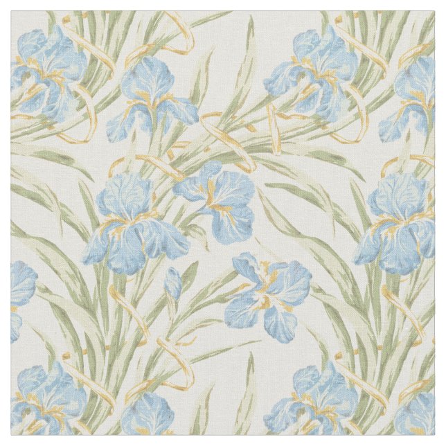 Tissu Chic Vintage Blue Iris (Fermer)