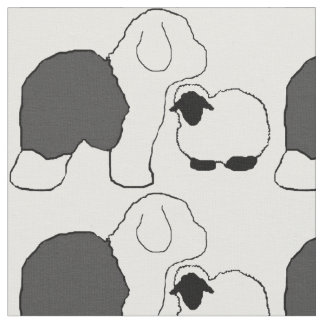 Tissu Chien de berger et sheepsheep