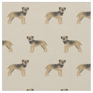 Tissu chiens de messagerie frontaliers