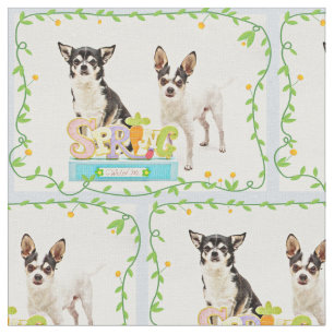 Tissu Chiwawa de ressort