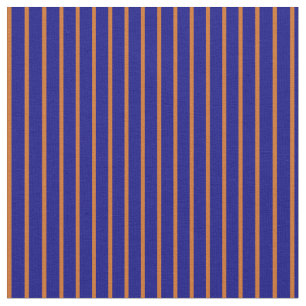 Tissu Chocolat et Motif de couleur bleue