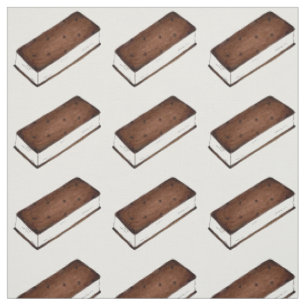 Tissu Chocolat Vanille Crème de glace Sandwich Junk Food