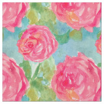 Chou rose Rose Aquarelle Art