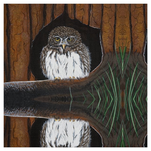 Tissu Chouette (Échantillon)