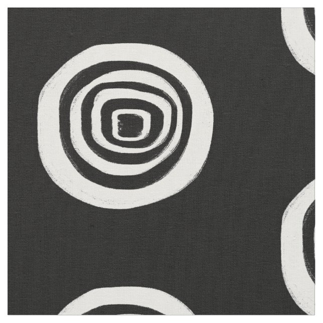 Tissu Cible noire et blanche (Fermer)