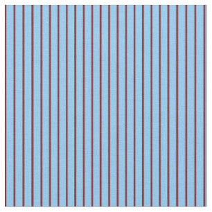 Tissu Ciel clair bleu et marron Motif