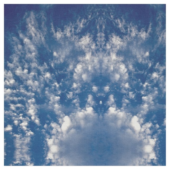 Tissu Ciel et nuages (Fermer)