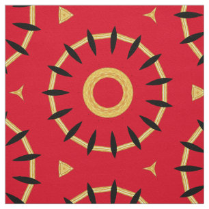 Tissu Circles Abstraits amusants Rendement Twill de coto