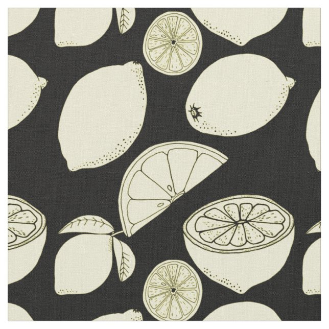 Tissu Citrons (Fermer)