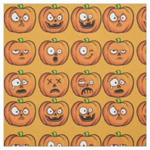 Tissu Citrouille d'Halloween