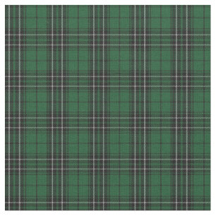 Tissu Clan MacLean chassant le tartan écossais noir ver