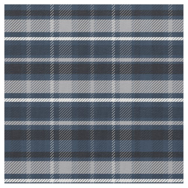 Tissu Clan Macneil Blue Scottish Tartan chèques motif (Fermer)