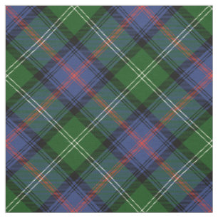 Tissu Clan Sutherland Tartan - grand motif diagonal