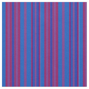 Tissu Claret chic, prune, rayé bleu-foncé et bleu-clai