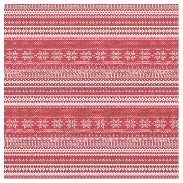 Tissu Classic Fair Isle Print (Fermer)
