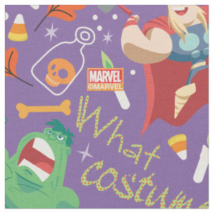 Tissu Classiques des Avengers   Motif Halloween Hulk & T