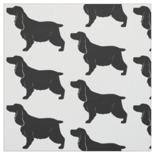 Tissu Cocker anglais en silhouette