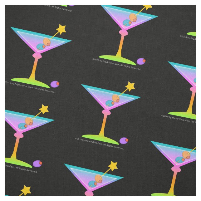 TISSU - COCKTAIL DE MARTINI D'ARC-EN-CIEL (Échantillon)