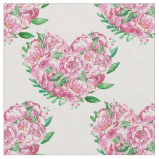 Tissu coeur de la tourbe d'aquarelle