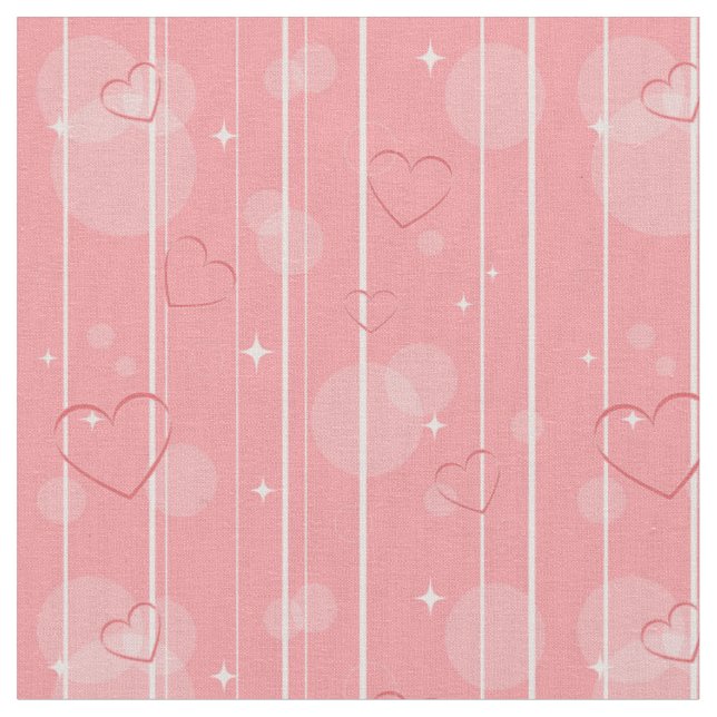 Tissu Coeurs (Fermer)