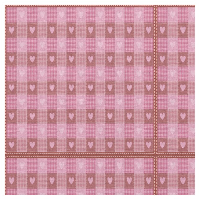 Tissu Coeurs de Saint-Valentin utilisés (Fermer)