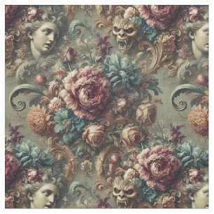 Tissu Colère affectueuse - Carrelage classique victorien