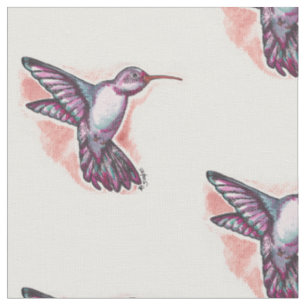 Tissu Colibri d'aquarelle