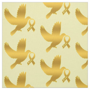 Tissu Colombe de ruban de conscience de Cancer d'enfance